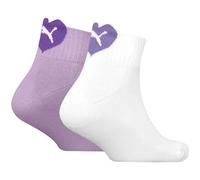 Puma Chaussettes Heart Logo Quarter 2 Paires