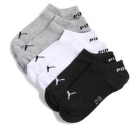 PUMA Chaussettes invisibles Enfant et Adolescent (lot de 3), Accessoires, Gris, 27-30 27-30