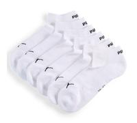 Puma Chaussettes Invisibles Matelassées Unisexe (Lot De 3), Vêtements, Blanc, 35-38