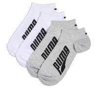 PUMA Chaussettes invisibles Unisexe (lot de 2 paires), Accessoires, Blanc, 43-46 43-46