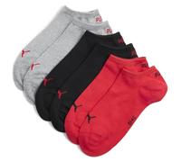 Puma Baskets unisexes Plain 3P – noir/rouge – 35-38
