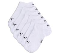 PUMA Sportsocken Lot de 3 paires de chaussettes invisibles pour adulte Unisexe, Blanc, 39-42