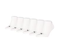 Puma Chaussettes invisibles Unisexe – Lot de 6 paires – Blanc Taille 43-46