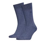 Puma Chaussettes pour Hommes, 2er Paquet - Classic, Courtes, Logo, Unicolore