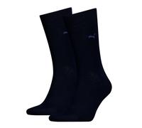Puma Chaussettes pour Hommes, 2er Paquet - Classic, Courtes, Logo, Unicolore