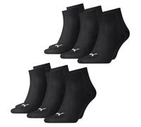 PUMA Chaussettes Quart Unisex Lot De 6 Paires PLAIN Sans Motif