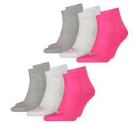 PUMA Chaussettes Quart Unisex Lot De 6 Paires PLAIN Sans Motif