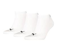 Puma Chaussettes invisibles Lot de 3 paires Unisexe Blanc 39-42
