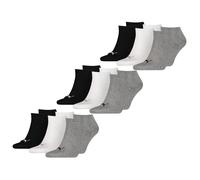 PUMA Chaussettes Sneakers Unisex Footies PLAIN - Lot de 9