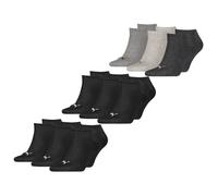 PUMA Chaussettes Sneakers Unisex Footies PLAIN - Lot de 9