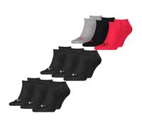 PUMA Chaussettes Sneakers Unisex Footies PLAIN - Lot de 9