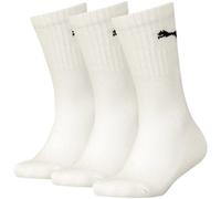 PUMA Chaussettes Enfant Mixte Crew – Lot de 3 paires – Blanc – 31-34