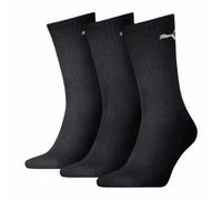 Puma Chaussettes courtes unisexes – Lot de 3 paires – Noir – Taille 39-42
