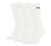 PUMA Chaussettes Crew Homme - Pack 3 paires Blanc Taille 35-39