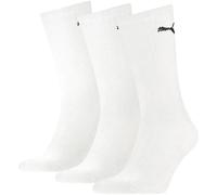 Puma Chaussettes Mixte Crew Sport Légères – 3 paires Blanc 39-42