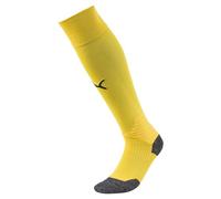 PUMA Chaussettes Team Liga pour homme, Cyber Jaune/PUMA Noir, 3.5-6