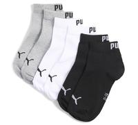 PUMA Chaussettes trois-quarts Enfant et Adolescent (lot de 3), Accessoires, Gris, 39-42 39-42