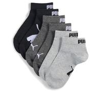 Puma Chaussettes Trois-Quarts Enfant Et Adolescent (Lot De 3), Vêtements, Noir, 35-38