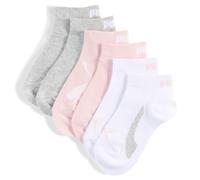 PUMA Chaussettes trois-quarts Enfant et Adolescent (lot de 3), Vêtements, Rose/Grey, 27-30 27-30