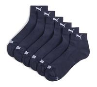 PUMA Chaussettes Quarter Mixte Rembourrées Coton recyclé – Bleu marine 39-42 EU