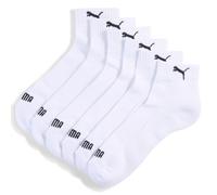 Puma Chaussettes Trois-Quarts Unisexe (Lot De 3 Paires), Vêtements, Blanc, 39-42
