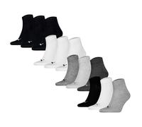 Puma Chaussettes Unisex Quarters, Pack De 12 - Quarter Plain 12P, Logo, Uni