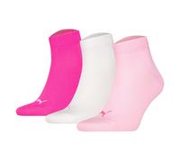Puma Chaussettes Unisex Quarters, Pack De 3 - Quarter Plain 3P, Logo, Uni