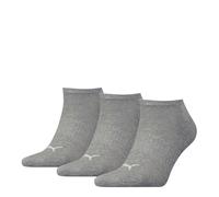 Puma Sneaker Chaussettes, Gris, 39/42 (Lot de 3) Unisexe