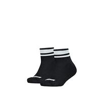 Puma Quarter Chaussettes, Noir, 27/30 (Lot de 2) Enfant Unisexe