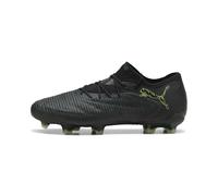 PUMA Chaussure de football basses FUTURE 8 ULTIMATE FG Unisexe, Chaussures, Noir/Fizzy Light/Vert Terrain, 42.5 42.5