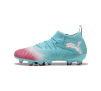 PUMA Chaussure de football FUTURE 8 MATCH RE-CHARGE FG/AG Enfant et Adolescent, Chaussures, Hero Bleu/Blanc/Sunset Rose, 37.5 37.5