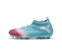 PUMA Chaussure de football FUTURE 8 MATCH RE-CHARGE MG Enfant et Adolescent, Chaussures, Hero Bleu/Blanc/Sunset Rose, 37.5 37.5