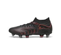 PUMA Future 9 Match MXSG Chaussures de Football Unisexes, Noir-rougeâtre et Gris Fort, 41 EU, Puma Noir Rouge Lumineux Gris Fort, 40.5 EU