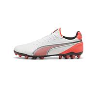 PUMA Chaussure de football KING ULTIMATE MG Unisexe, Chaussures, Blanc, 41 41