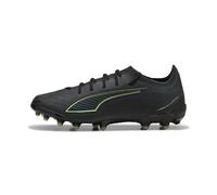 PUMA Chaussure de football ULTRA 6 ULTIMATE AG Unisexe, Chaussures, Noir/Fizzy Light/Vert Terrain, 44.5 44.5