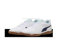PUMA Chaussure de Football Unisexe TRUCO III, Blanc-Aqua-pétillant léger, 45 EU, Puma Blanc Aqua Fizzy Light, 44.5 EU