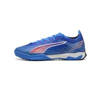 PUMA Chaussure de football Ultra 6 Match TT Unisexe Bleue, Blanche et Rouge 43 EU