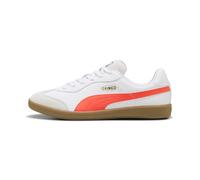 PUMA Chaussure de futsal KING 21 IT Unisexe, Chaussures, Blanc/Glowing Rouge, 43 43