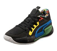 PUMA Chaussure de sport 'Court Ride Chaos Trash Talk' bleu / jaune / vert / noir, Taille 44,5