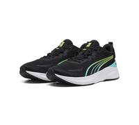 Puma Chaussures Cross Trainer Agile Lite TR, Unisexe, Noir-Intense Menthe/Sunny Lime White, 37 EU
