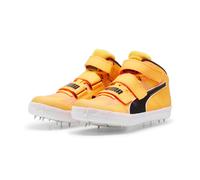 PUMA Chaussures d’athlétisme evoSPEED Javelin 4 ULTRAWEAVE Unisexe,, Sun Stream/Sunset Glow/Noir, 40.5 40.5