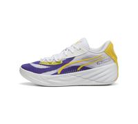 PUMA Chaussures de basket All-Pro NITRO™ LA Unisexe, Chaussures, Violet/Pelé Jaune, 40.5 40.5