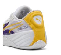 Puma Chaussures De Basket All-Pro Nitro¿ La Unisexe, Chaussures, Violet/Pelé Jaune, 44 Violet,Pelé Yellow