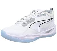 PUMA Chaussures de Basket-Ball Playmaker Pro Unisexes, Blanc, 42.5 EU