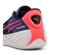 Puma Chaussures De Basketball All-Pro Nitro?, Chaussures, Violet/Noir/Rose Alert, 40.5 Violet,Black,Pink Alert