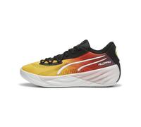 PUMA Chaussures de Basketball All Pro Nitro Showtime pour Homme - Jaune/Violet Glimmer 44