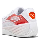 Puma Chaussures De Basketball All-Pro Nitro¿ Team, Chaussures, Blanc/Rouge, 44.5 White,Red