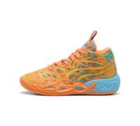 PUMA Chaussures de basketball MB.04 Graffiti Enfant et Adolescent, Chaussures, Bright Aqua/Heat Fire, 37 37