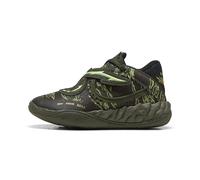 PUMA Chaussures de basketball MB.05 Camo Enfant, Chaussures, Vert, 34.5 34.5