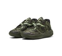 PUMA Chaussures de basketball MB.05 Camo Enfant et Adolescent, Accessoires, Vert, 36 36